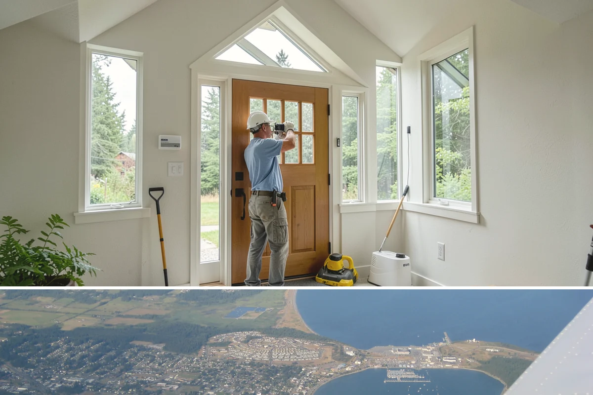 Three-Season Room Construction in Oak Harbor, Island County, WA - Building in late spring lets you enjoy the finished room through the best of the summer and fall.