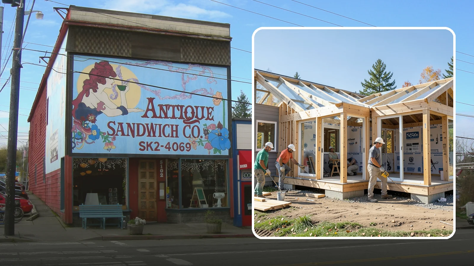 Three-Season Room Construction in Ruston, Pierce County, WA - A partially conditioned enclosed room ideal for spring, summer, and fall use.