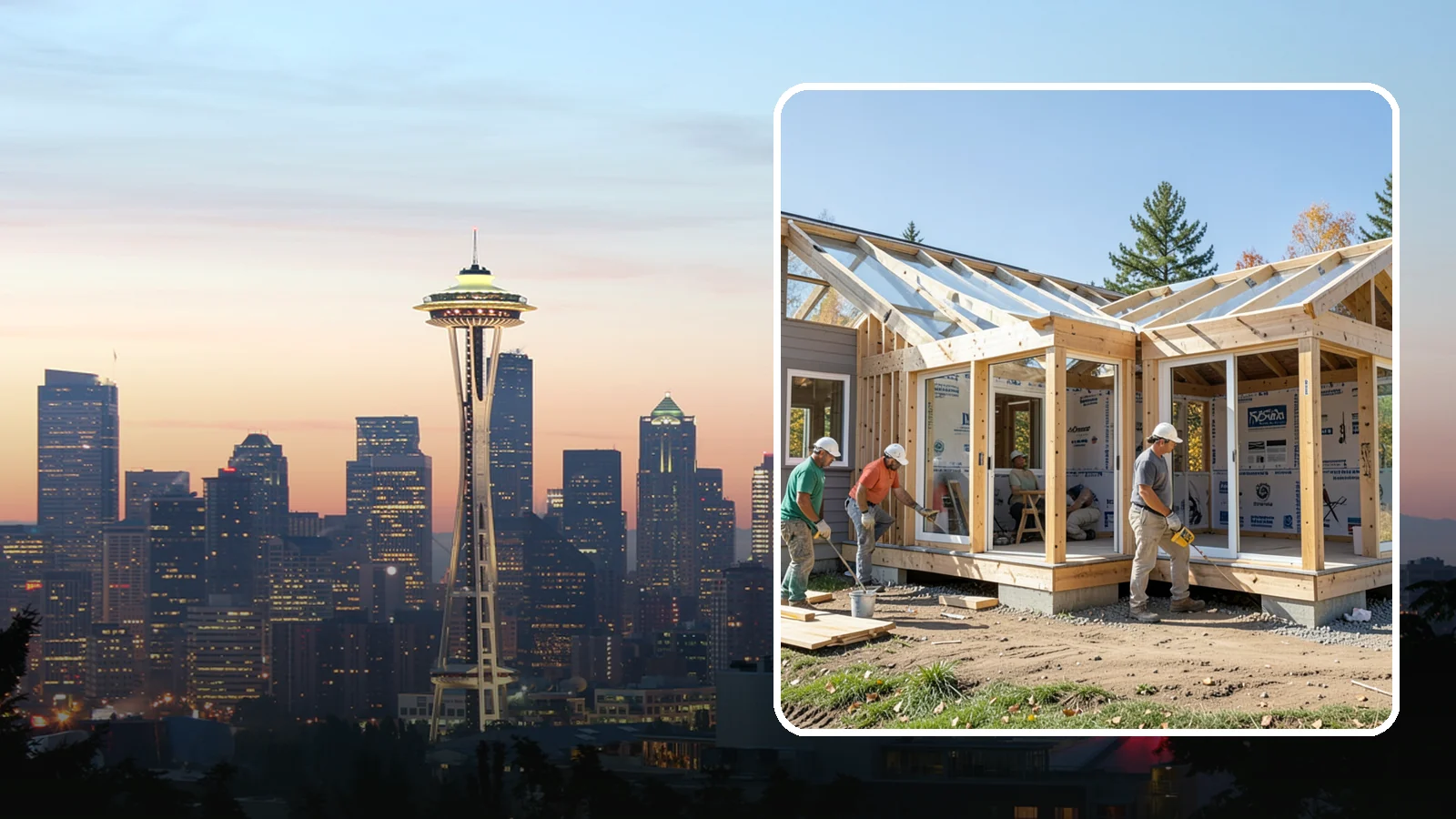 Three-Season Room Construction in Seattle, King County, WA - A partially conditioned enclosed room ideal for spring, summer, and fall use.