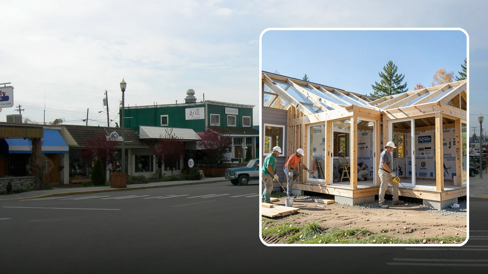 Three-Season Room Construction in Stanwood, Snohomish County, WA - A partially conditioned enclosed room ideal for spring, summer, and fall use.