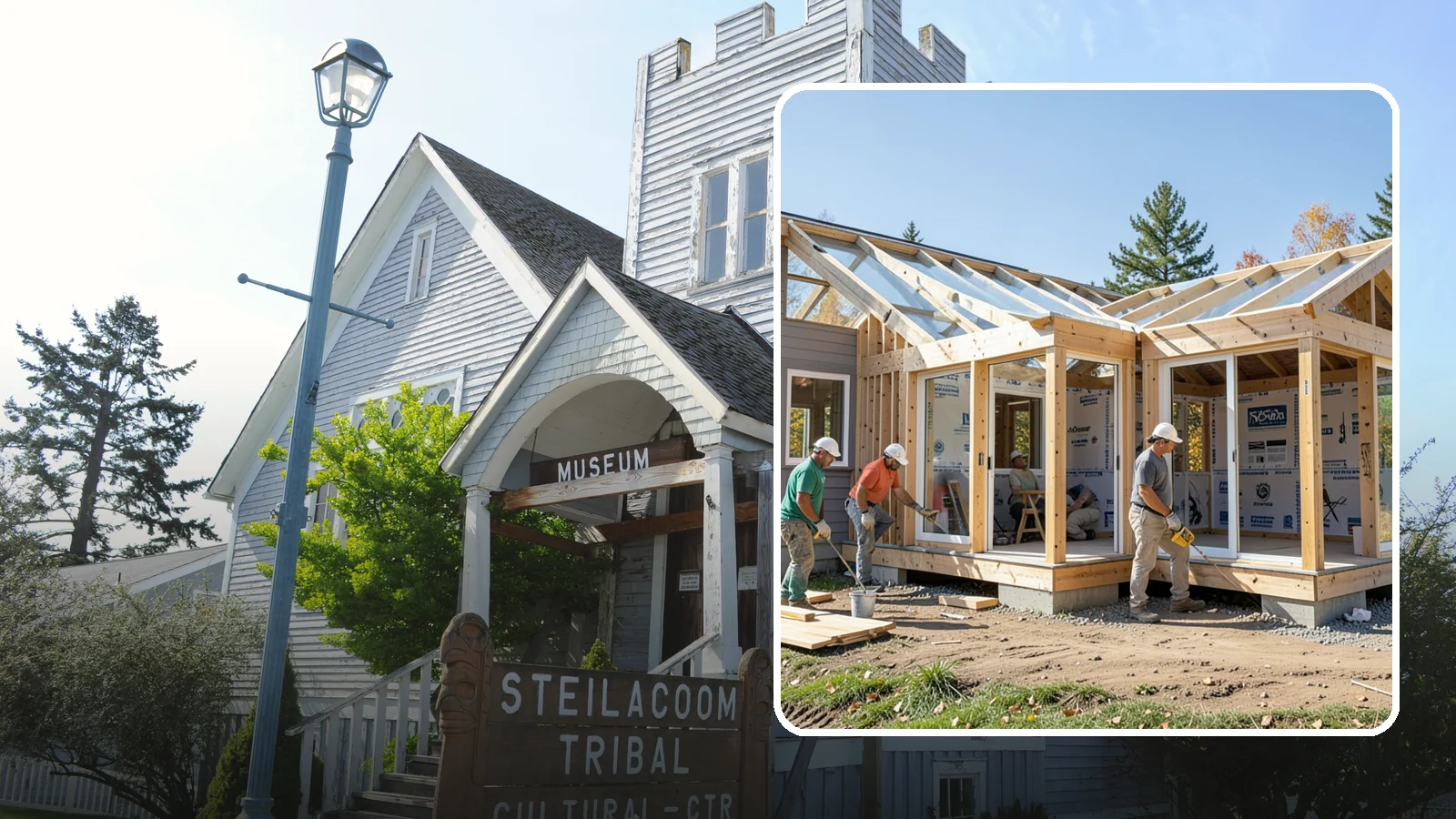 Three-Season Room Construction in Steilacoom, Pierce County, WA - A partially conditioned enclosed room ideal for spring, summer, and fall use.