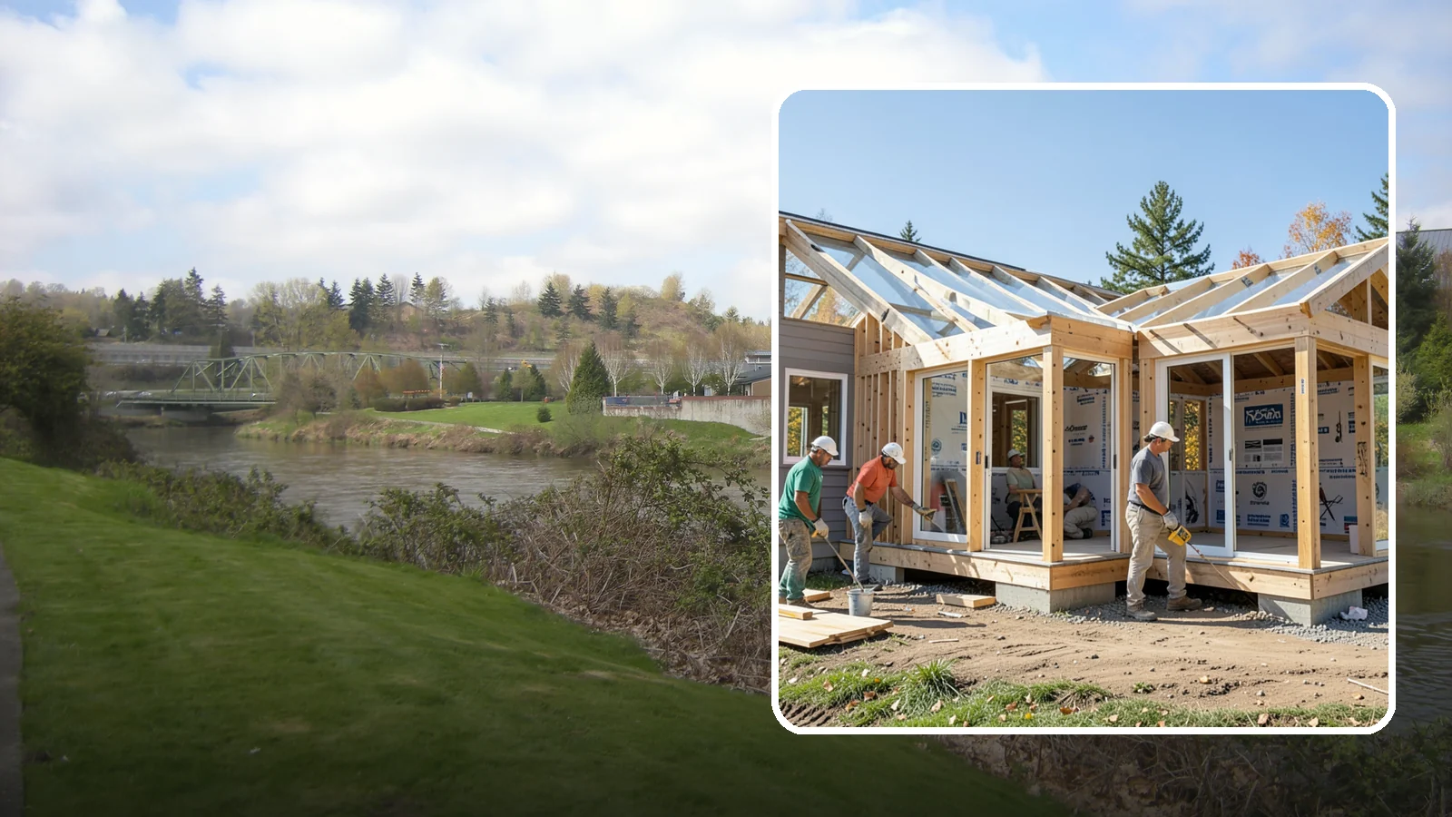Three-Season Room Construction in Tukwila, King County, WA - A partially conditioned enclosed room ideal for spring, summer, and fall use.