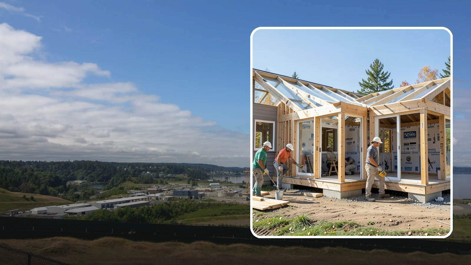 Three-Season Room Construction in University Place, Pierce County, WA - A partially conditioned enclosed room ideal for spring, summer, and fall use.