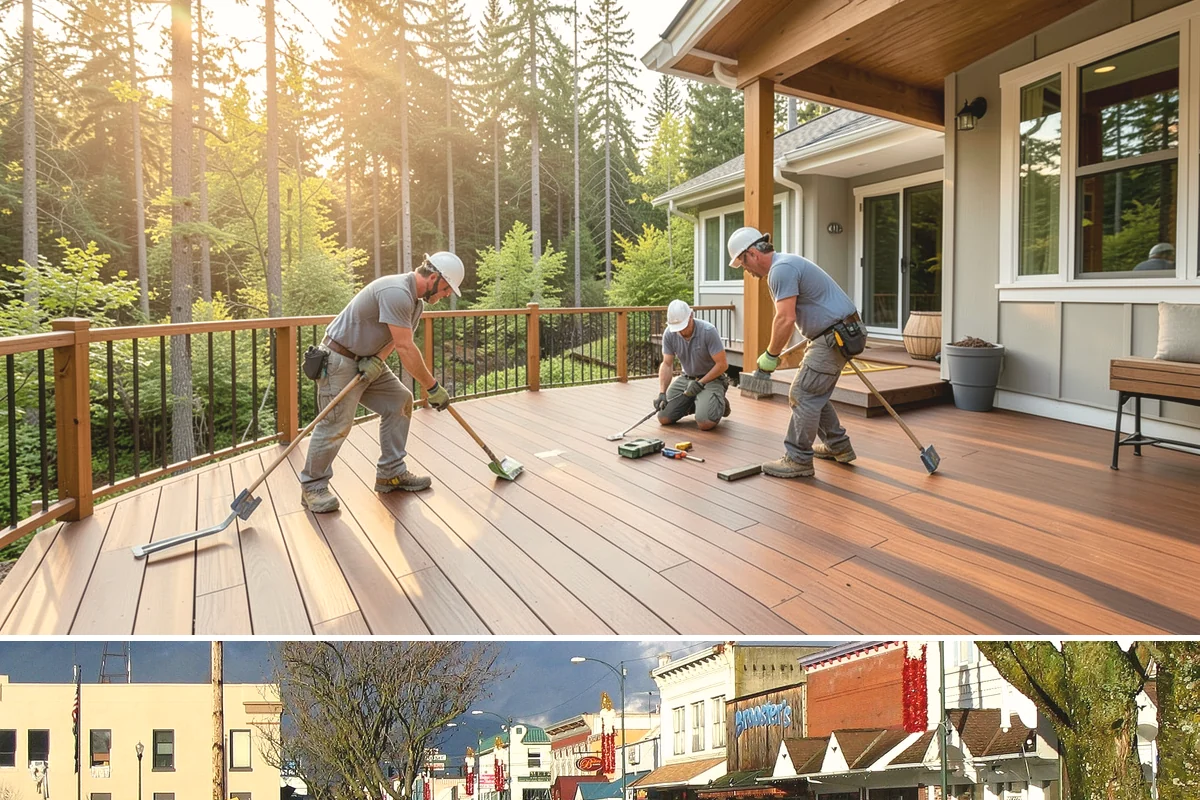 Threshold Ramp Installation in Arlington, Snohomish County, WA - Threshold ramps install in a single visit any time of year, indoors or out.