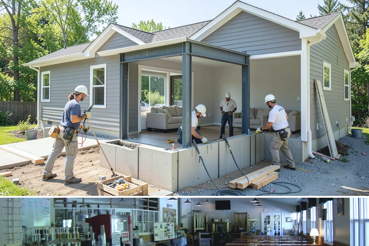 Threshold Ramp Installation in Black Diamond, King County, WA - Threshold ramps install in a single visit any time of year, indoors or out.