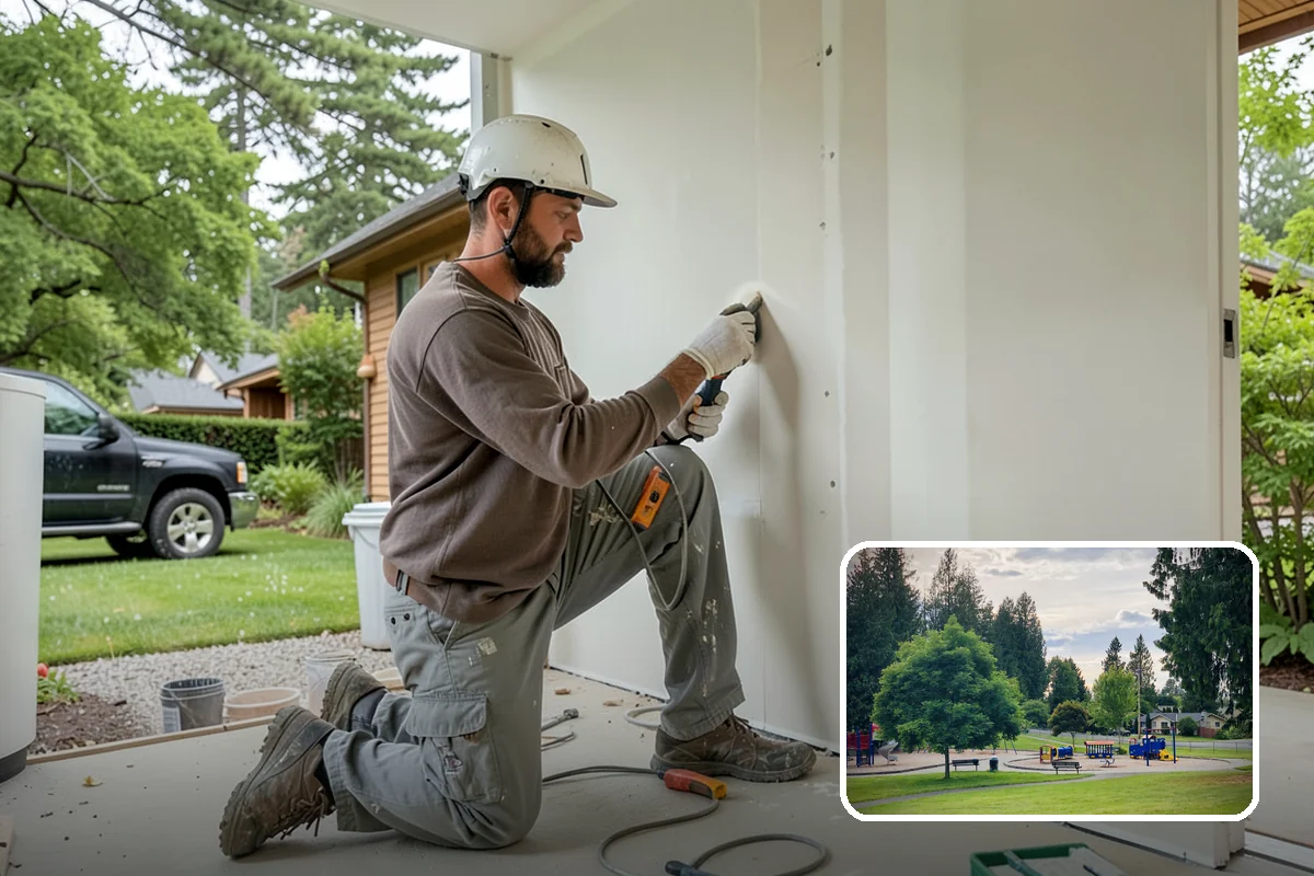 Threshold Ramp Installation in Bonney Lake, Pierce County, WA - Eliminates trip and roll-over hazards at door sills