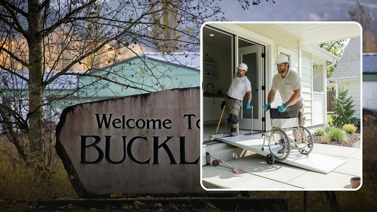 Threshold Ramp Installation in Buckley, Pierce County, WA - We install threshold ramps that smooth out door sills and small elevation changes into safe, rollable transitions.