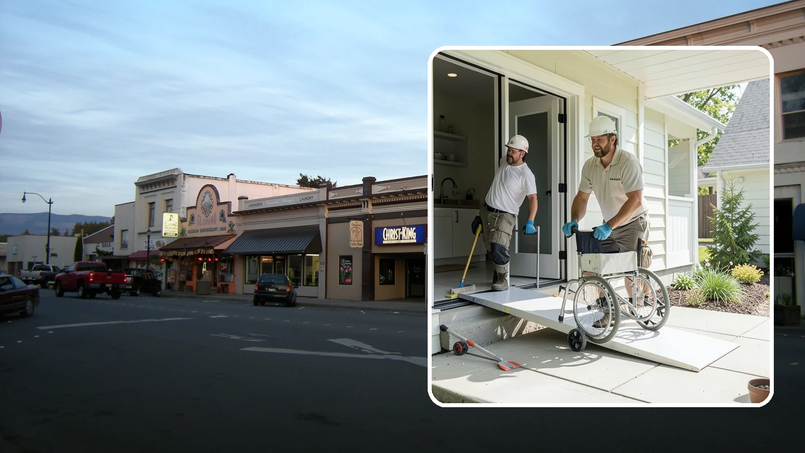 Threshold Ramp Installation in Burlington, Skagit County, WA - We install threshold ramps that smooth out door sills and small elevation changes into safe, rollable transitions.