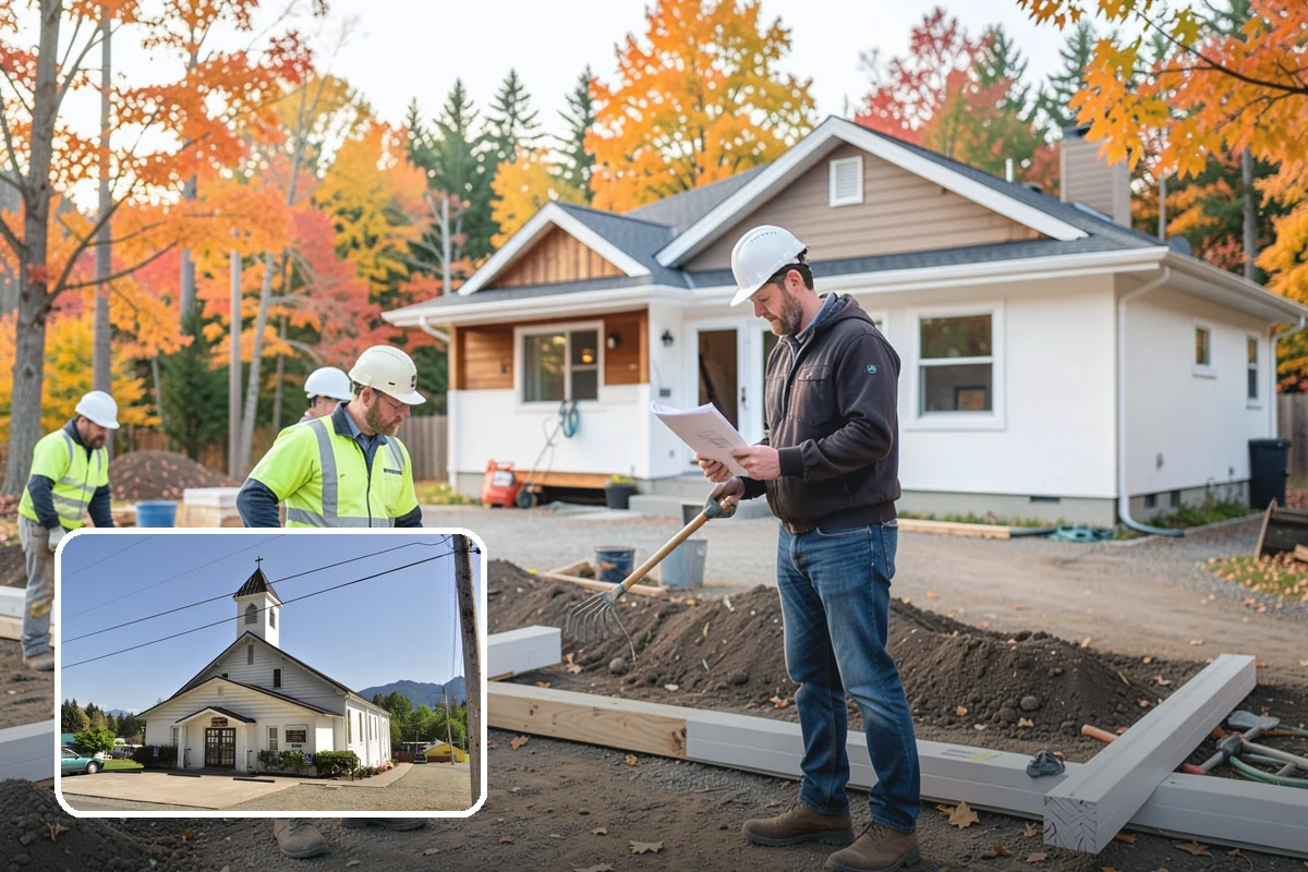 Threshold Ramp Installation in Concrete, Skagit County, WA - Eliminates trip and roll-over hazards at door sills
