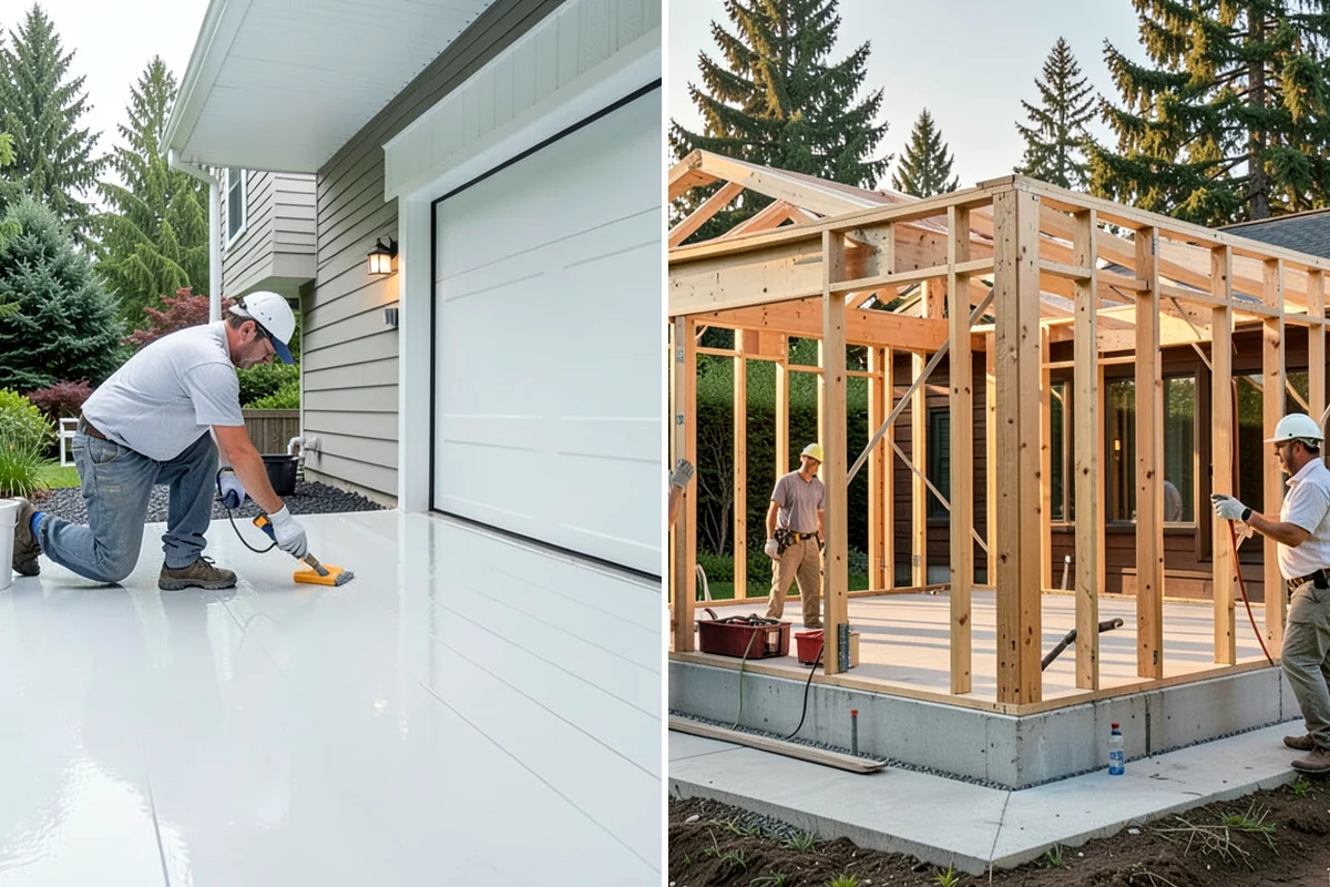 Threshold Ramp Installation in Concrete, Skagit County, WA - We measure each threshold rise and surrounding clearance