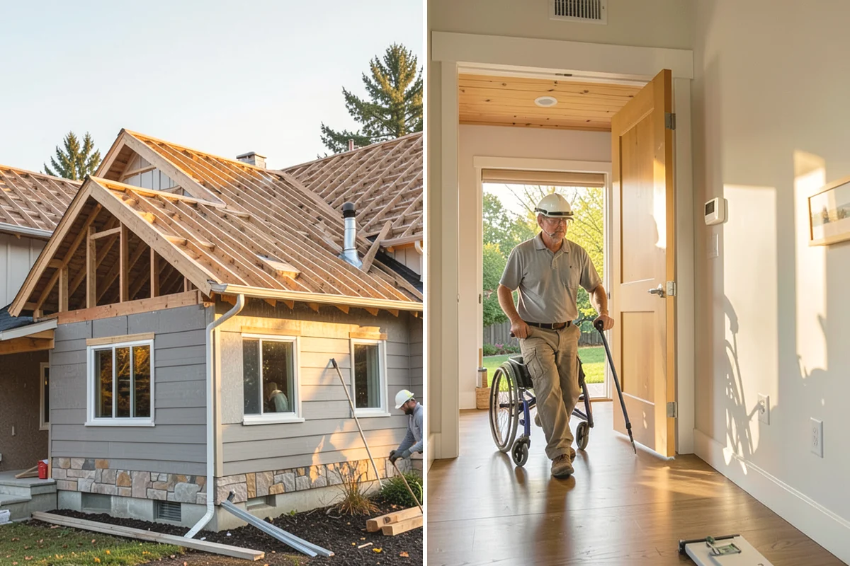 Threshold Ramp Installation in Covington, King County, WA - We measure each threshold rise and surrounding clearance