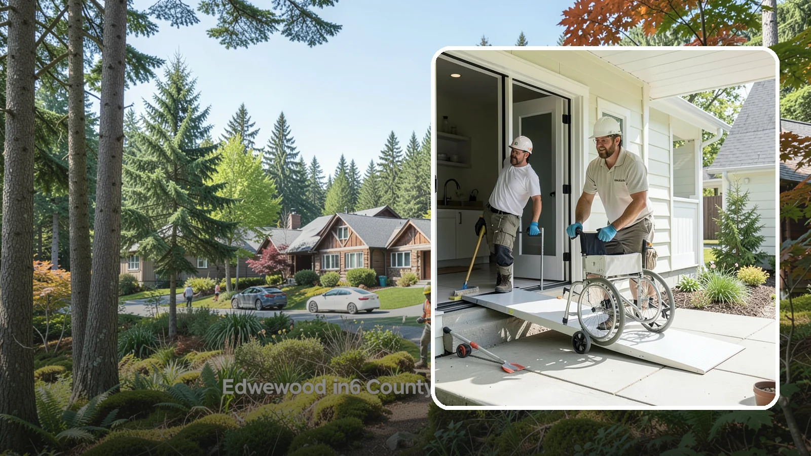 Threshold Ramp Installation in Edgewood, Pierce County, WA - We install threshold ramps that smooth out door sills and small elevation changes into safe, rollable transitions.
