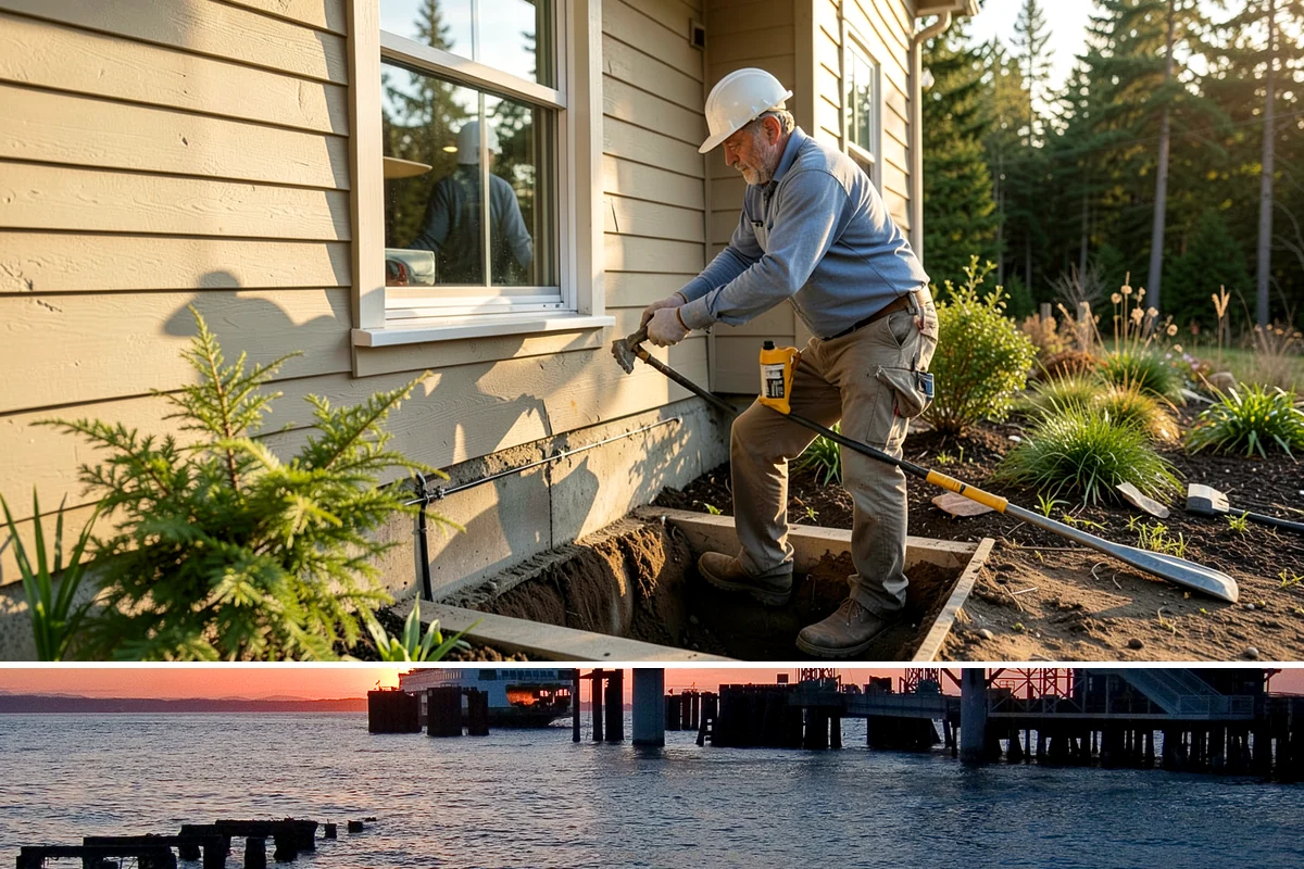 Threshold Ramp Installation in Edmonds, Snohomish County, WA - Threshold ramps install in a single visit any time of year, indoors or out.
