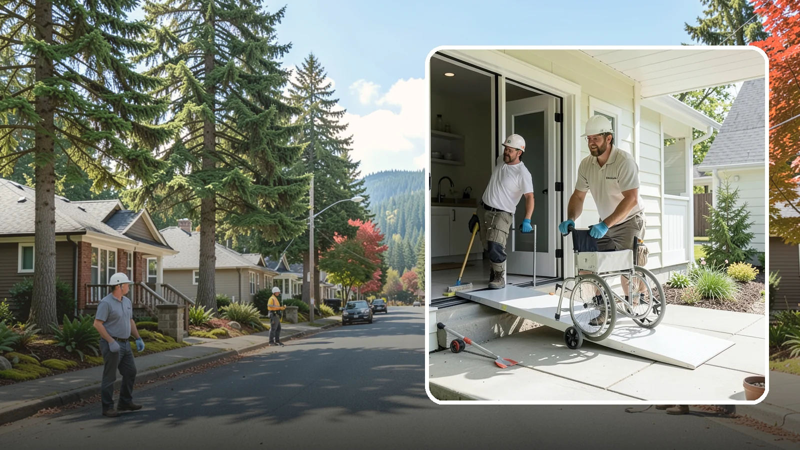 Threshold Ramp Installation in Hunts Point, King County, WA - We install threshold ramps that smooth out door sills and small elevation changes into safe, rollable transitions.