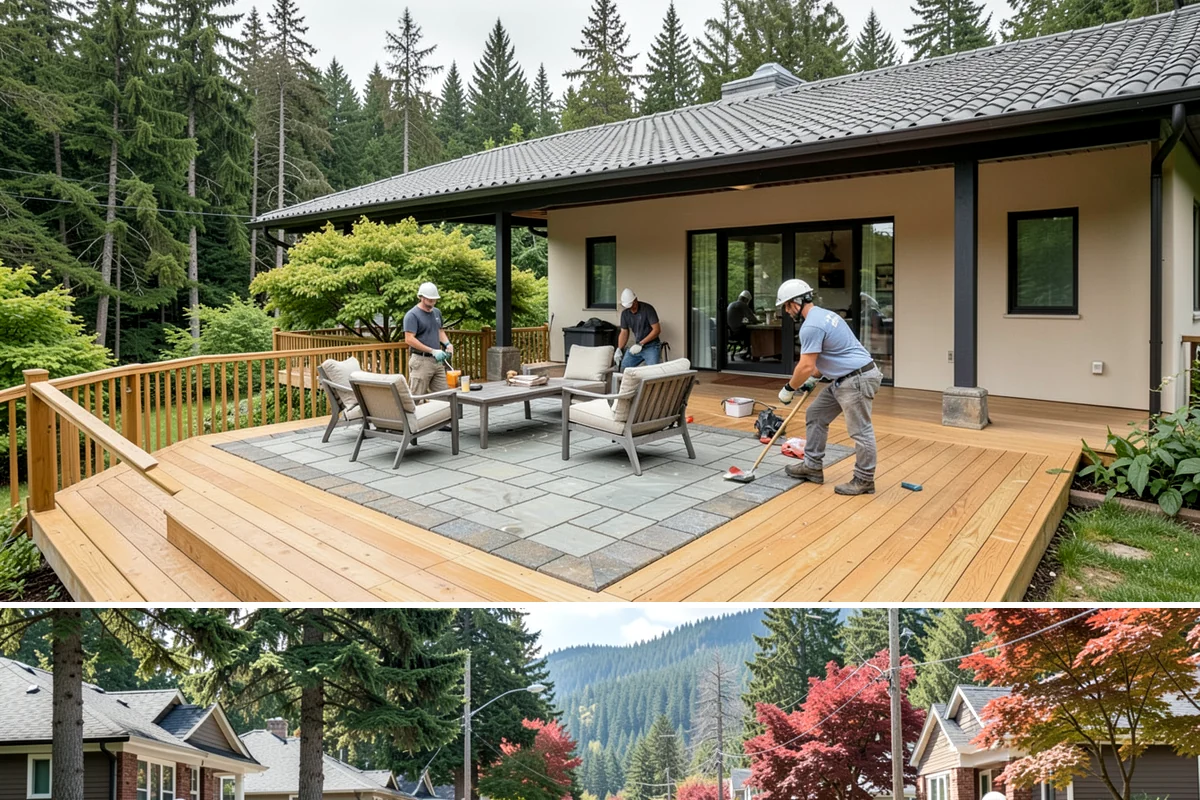 Threshold Ramp Installation in Hunts Point, King County, WA - Threshold ramps install in a single visit any time of year, indoors or out.