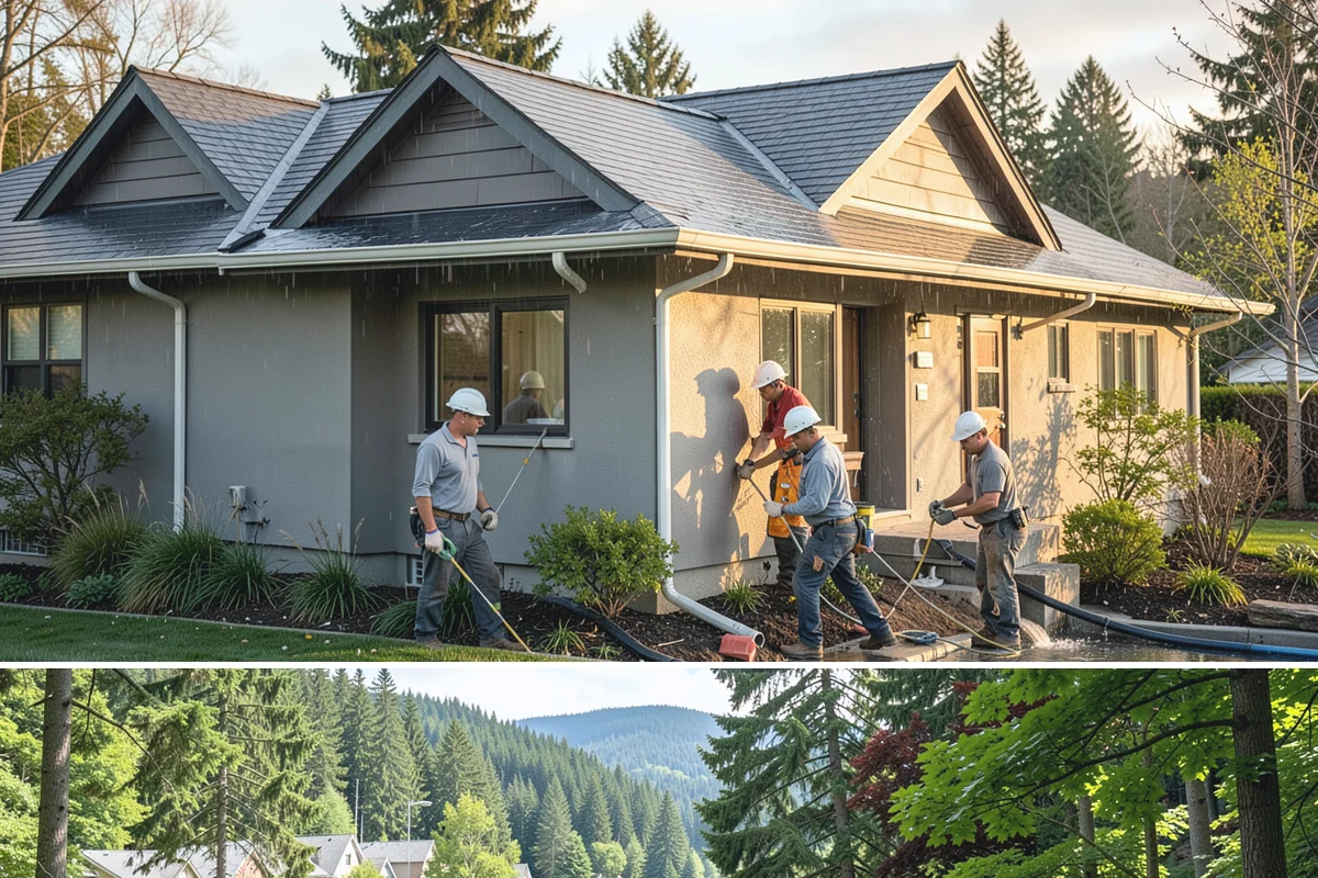 Threshold Ramp Installation in Lake Forest Park, King County, WA - Threshold ramps install in a single visit any time of year, indoors or out.