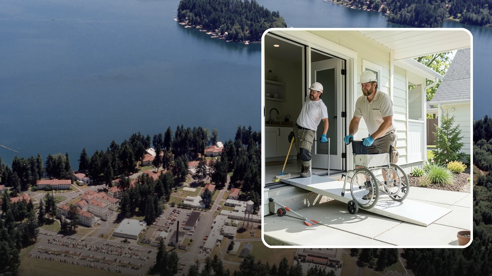 Threshold Ramp Installation in Lakewood, Pierce County, WA - We install threshold ramps that smooth out door sills and small elevation changes into safe, rollable transitions.