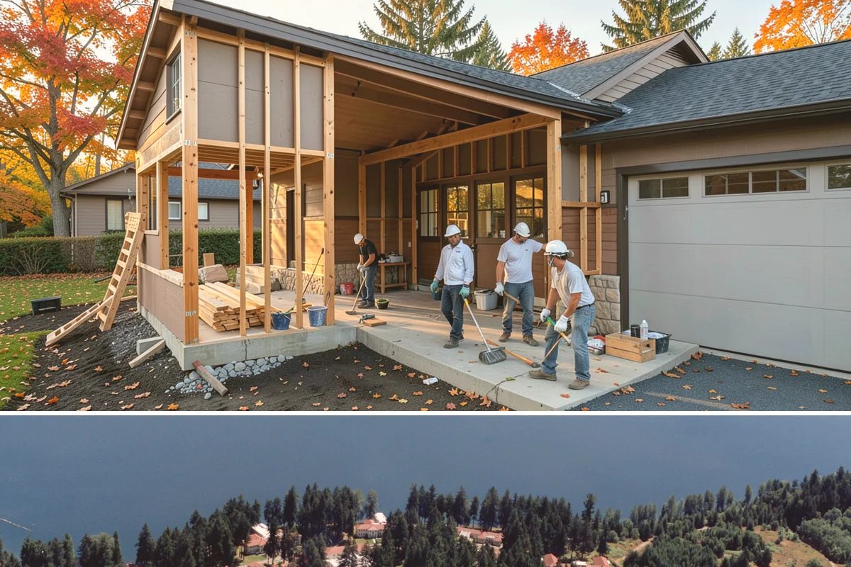 Threshold Ramp Installation in Lakewood, Pierce County, WA - Threshold ramps install in a single visit any time of year, indoors or out.