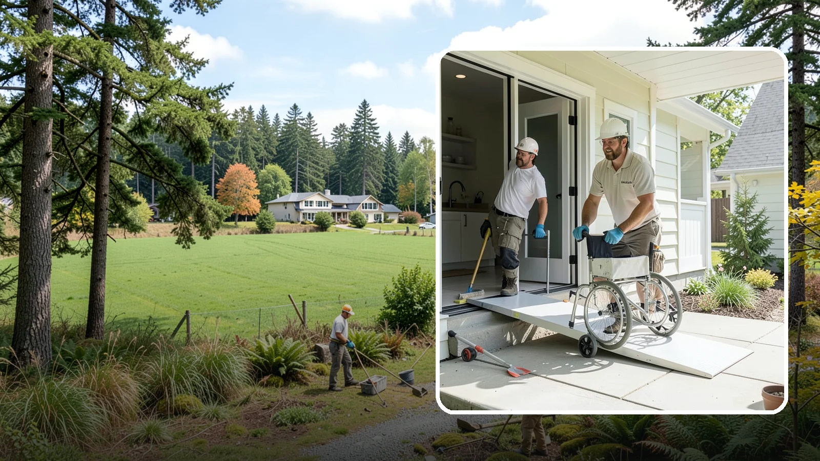 Threshold Ramp Installation in Lyman, Skagit County, WA - We install threshold ramps that smooth out door sills and small elevation changes into safe, rollable transitions.