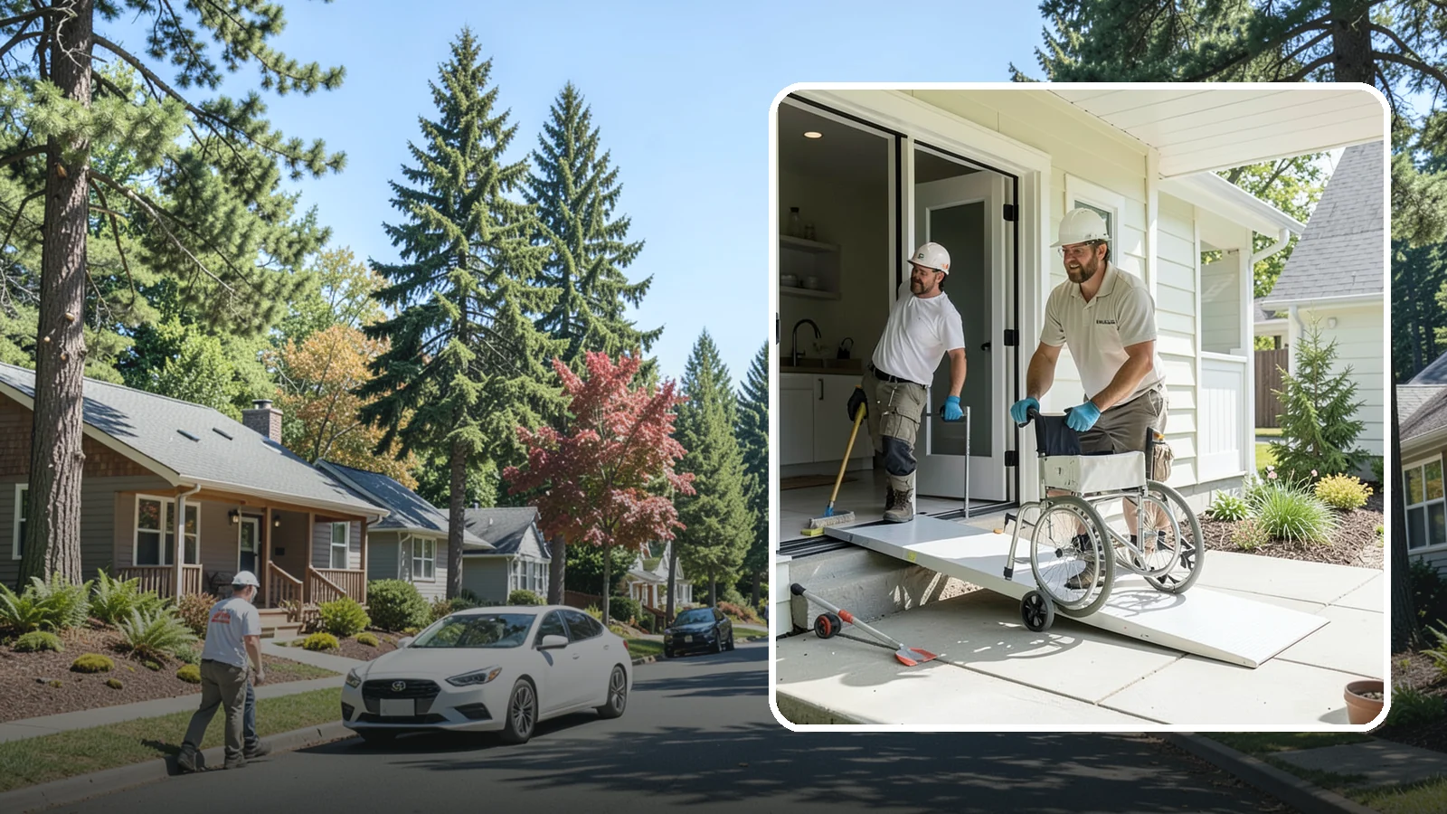 Threshold Ramp Installation in Orting, Pierce County, WA - We install threshold ramps that smooth out door sills and small elevation changes into safe, rollable transitions.