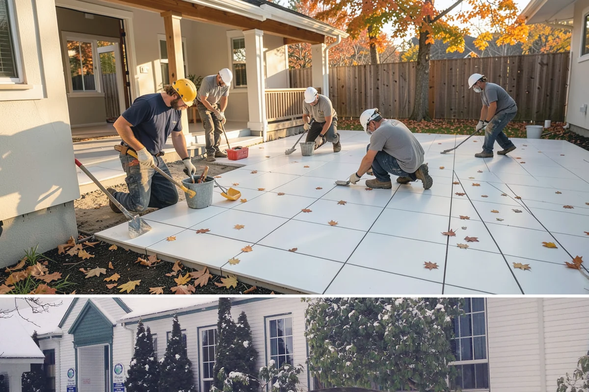 Threshold Ramp Installation in Pacific, King County, WA - Threshold ramps install in a single visit any time of year, indoors or out.