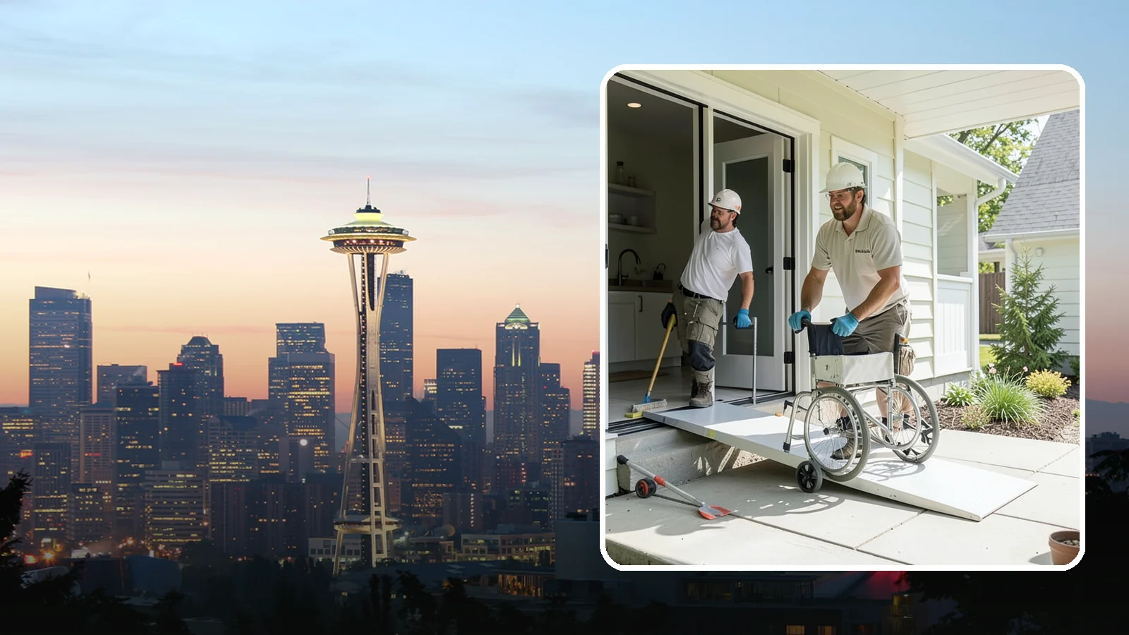Threshold Ramp Installation in Seattle, King County, WA - We install threshold ramps that smooth out door sills and small elevation changes into safe, rollable transitions.