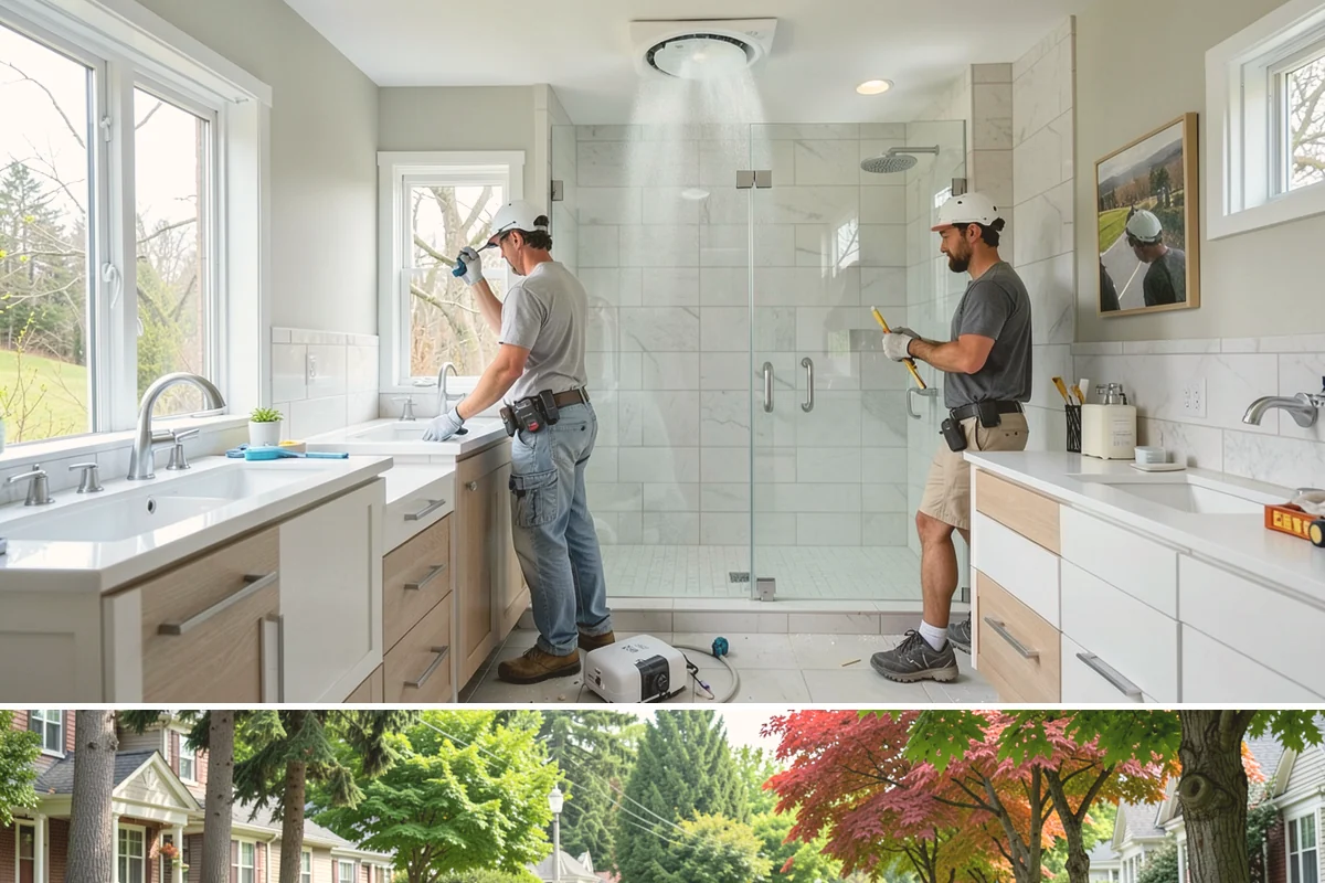 Tile Flooring Installation in Beaux Arts Village, King County, WA - Tile installs comfortably in any season since the work happens indoors, though adequate drying time matters during damp winter...