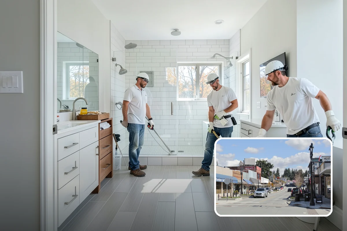 Tile Flooring Installation in Bothell, King County, WA - Withstands water, stains, and heavy traffic