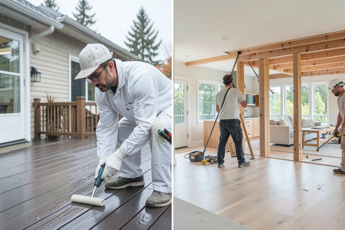 Tile Flooring Installation in Buckley, Pierce County, WA - Prepare and waterproof the substrate