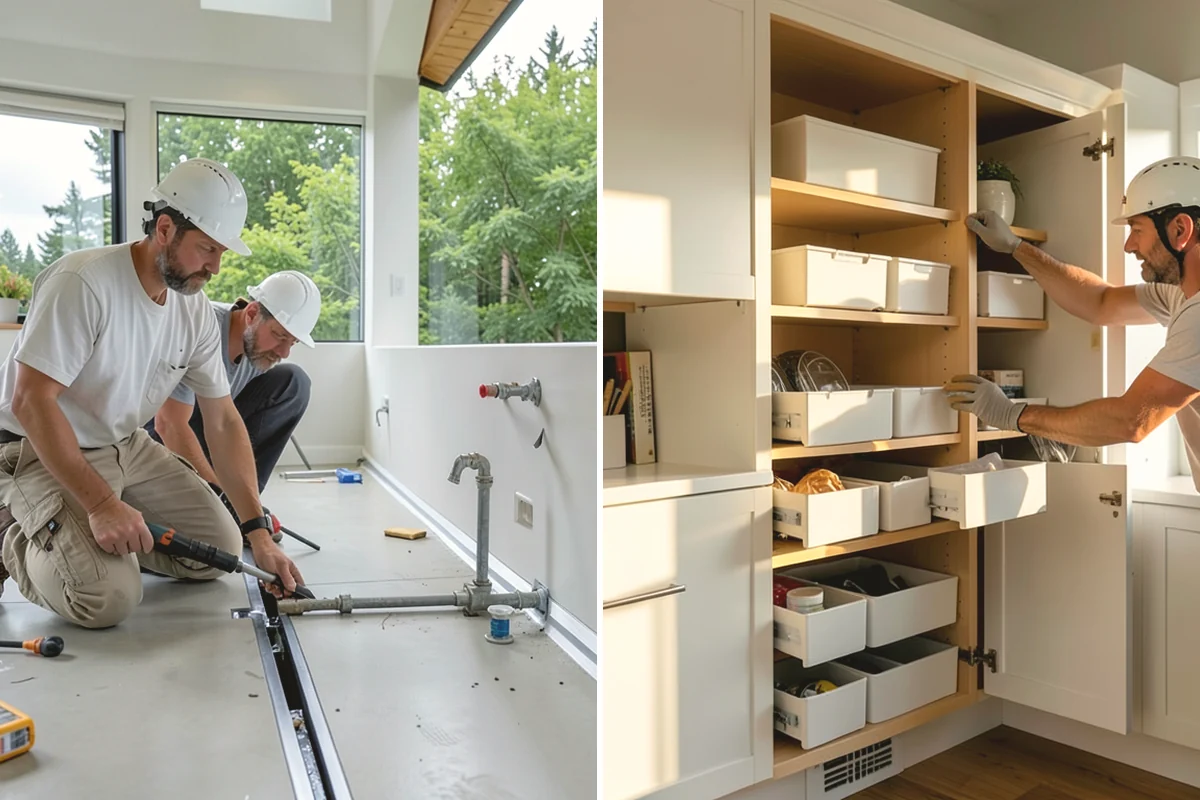 Tile Flooring Installation in Carnation, King County, WA - Prepare and waterproof the substrate