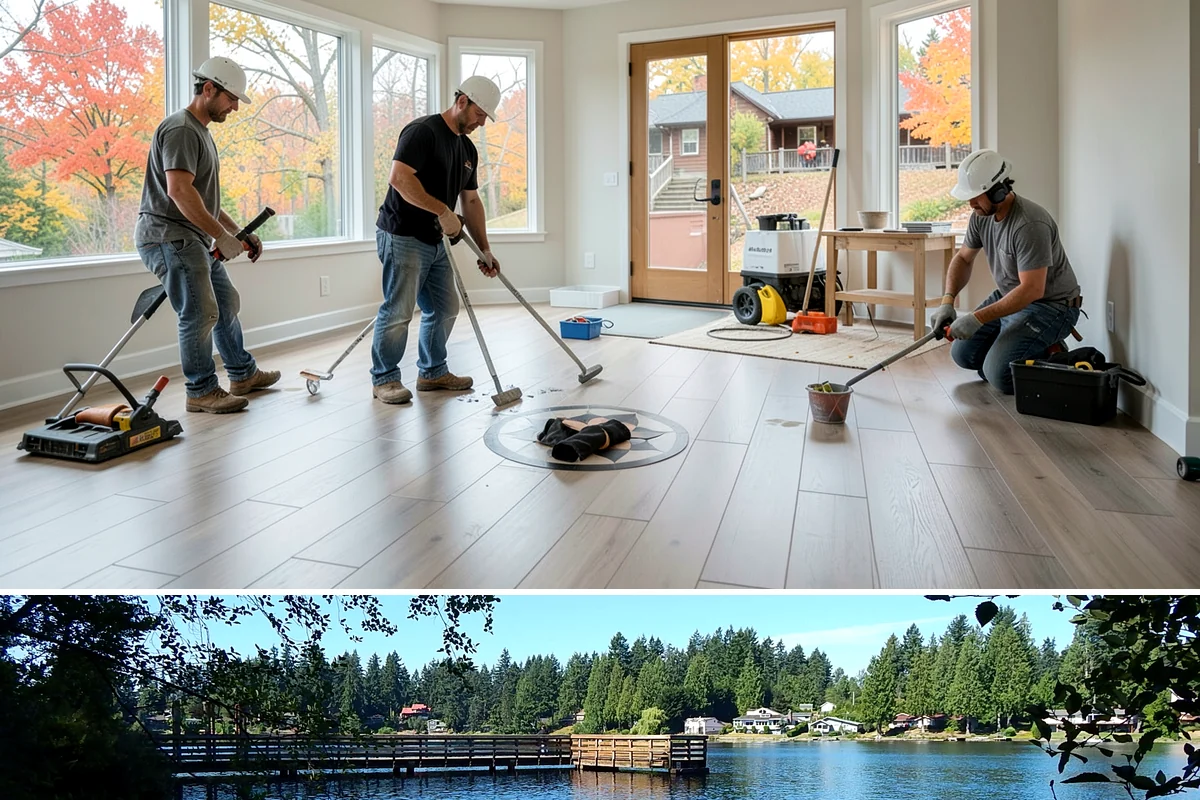 Tile Flooring Installation in Federal Way, King County, WA - Tile installs comfortably in any season since the work happens indoors, though adequate drying time matters during damp winter...