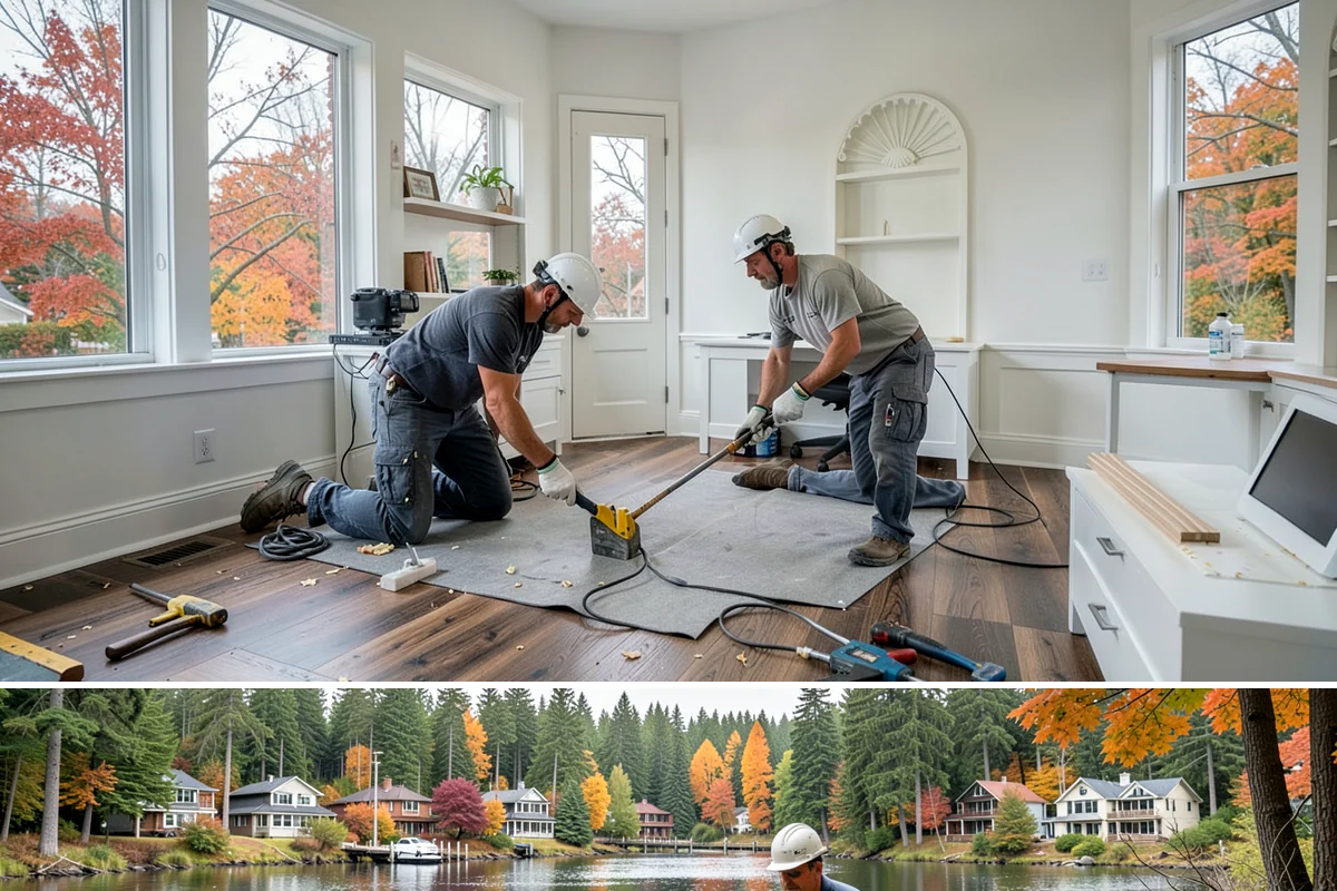Tile Flooring Installation in La Conner, Skagit County, WA - Tile installs comfortably in any season since the work happens indoors, though adequate drying time matters during damp winter...