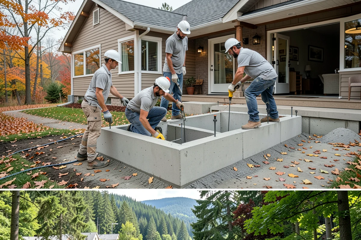 Tile Flooring Installation in Lake Forest Park, King County, WA - Tile installs comfortably in any season since the work happens indoors, though adequate drying time matters during damp winter...