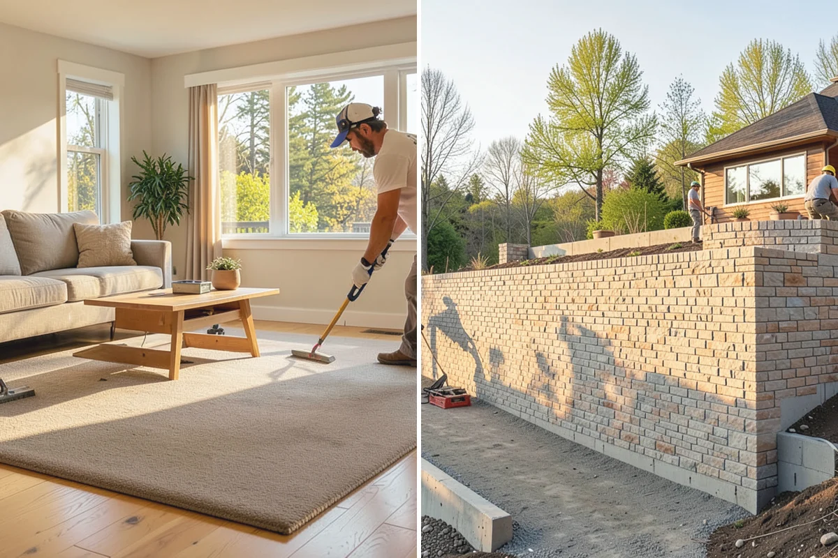 Tile Flooring Installation in Medina, King County, WA - Prepare and waterproof the substrate