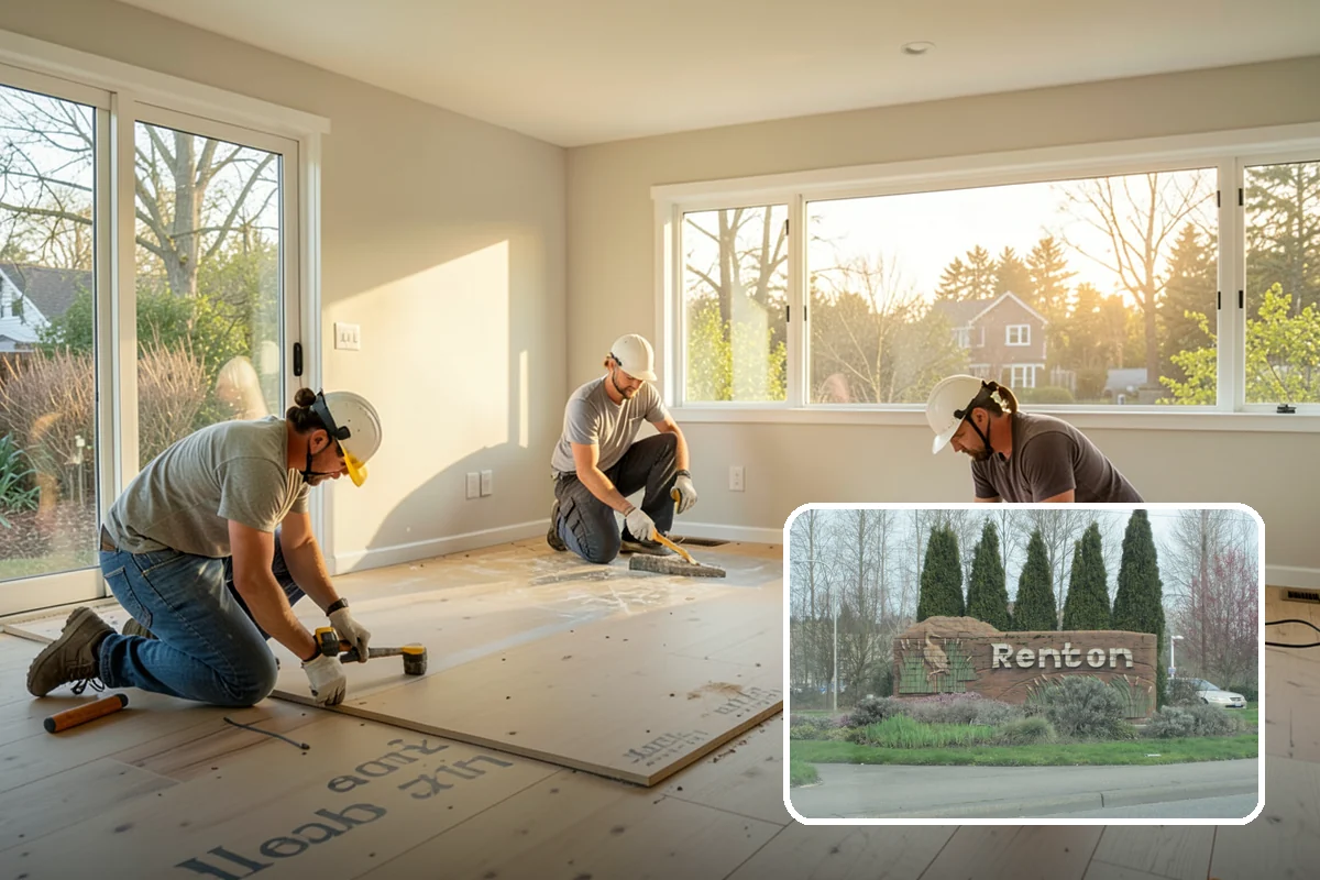 Tile Flooring Installation in Renton, King County, WA - Withstands water, stains, and heavy traffic