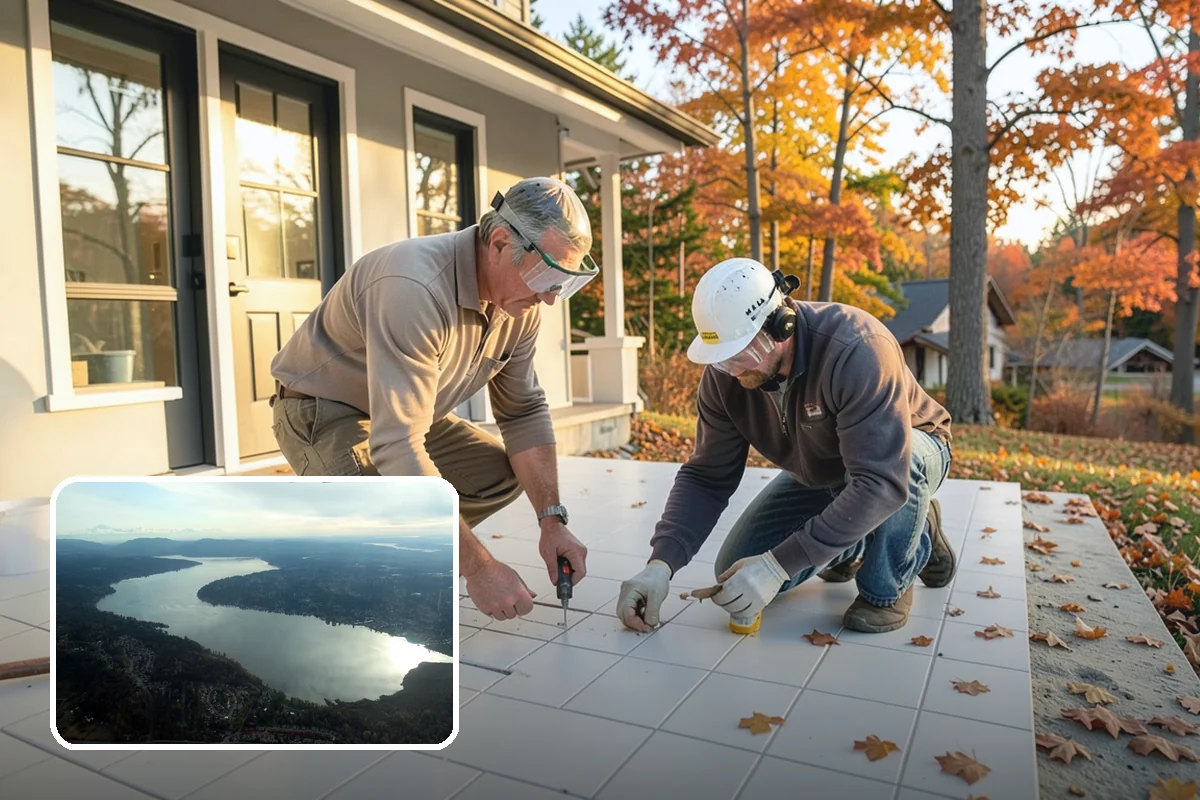 Tile Flooring Installation in Sammamish, King County, WA - Withstands water, stains, and heavy traffic
