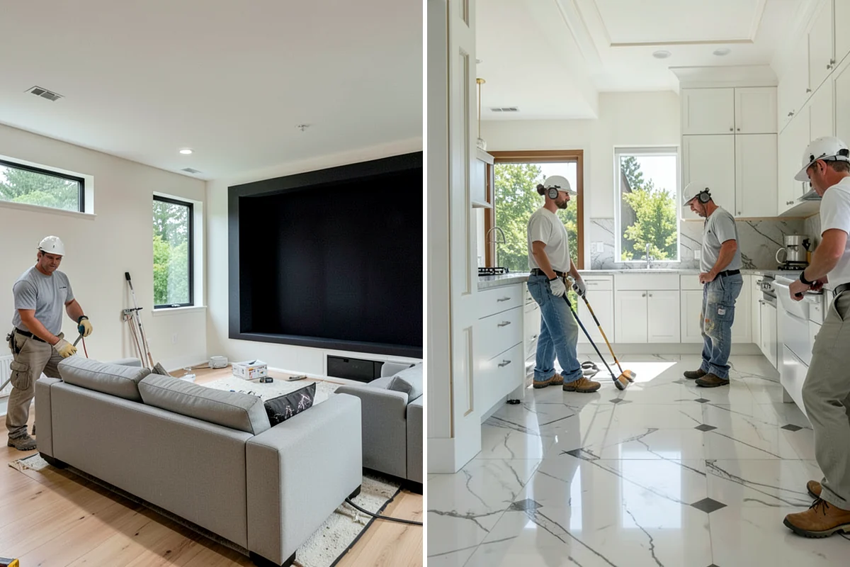Tile Flooring Installation in Snoqualmie, King County, WA - Prepare and waterproof the substrate