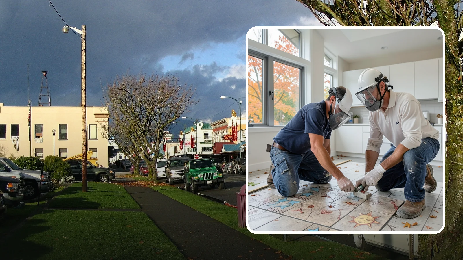 Tile Installation in Arlington, Snohomish County, WA - Professional tile installation for floors, walls, and features throughout your Puget Sound home.