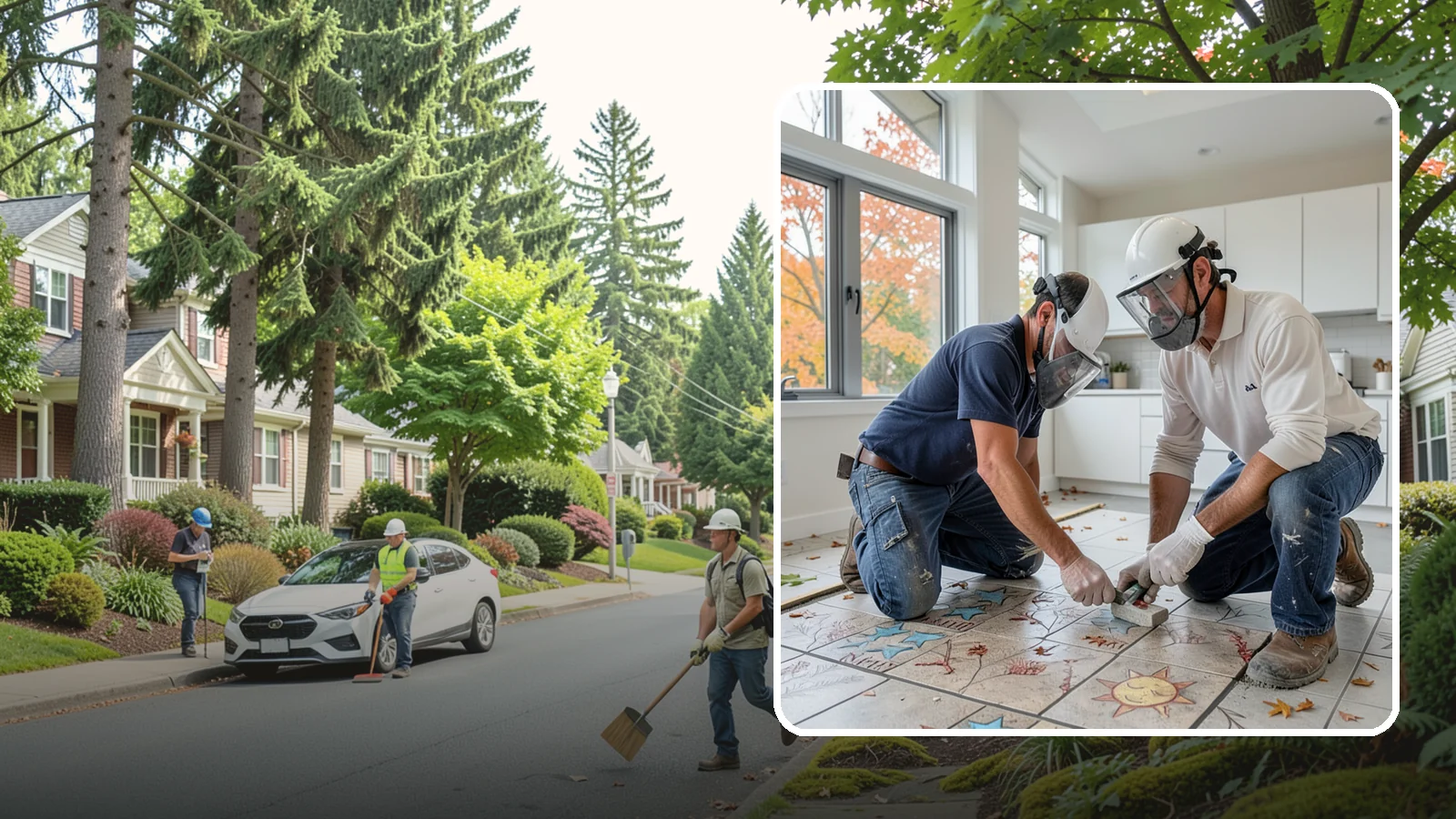 Tile Installation in Beaux Arts Village, King County, WA - Professional tile installation for floors, walls, and features throughout your Puget Sound home.