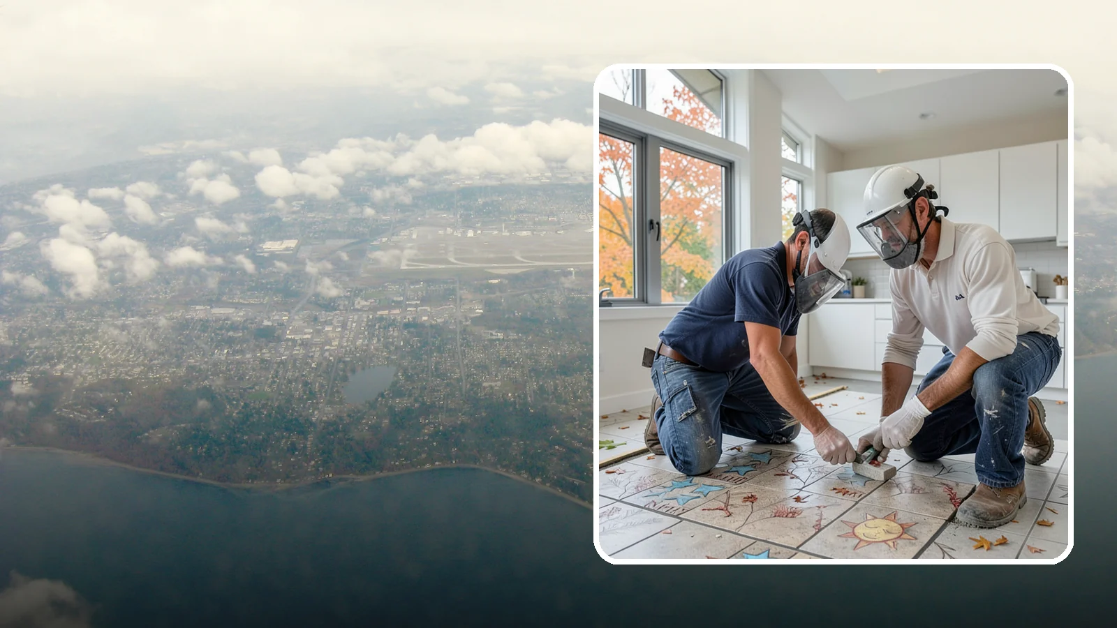 Tile Installation in Burien, King County, WA - Professional tile installation for floors, walls, and features throughout your Puget Sound home.