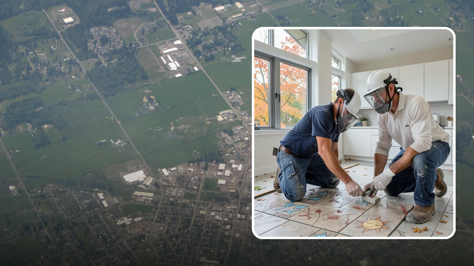 Tile Installation in Enumclaw, King County, WA - Professional tile installation for floors, walls, and features throughout your Puget Sound home.