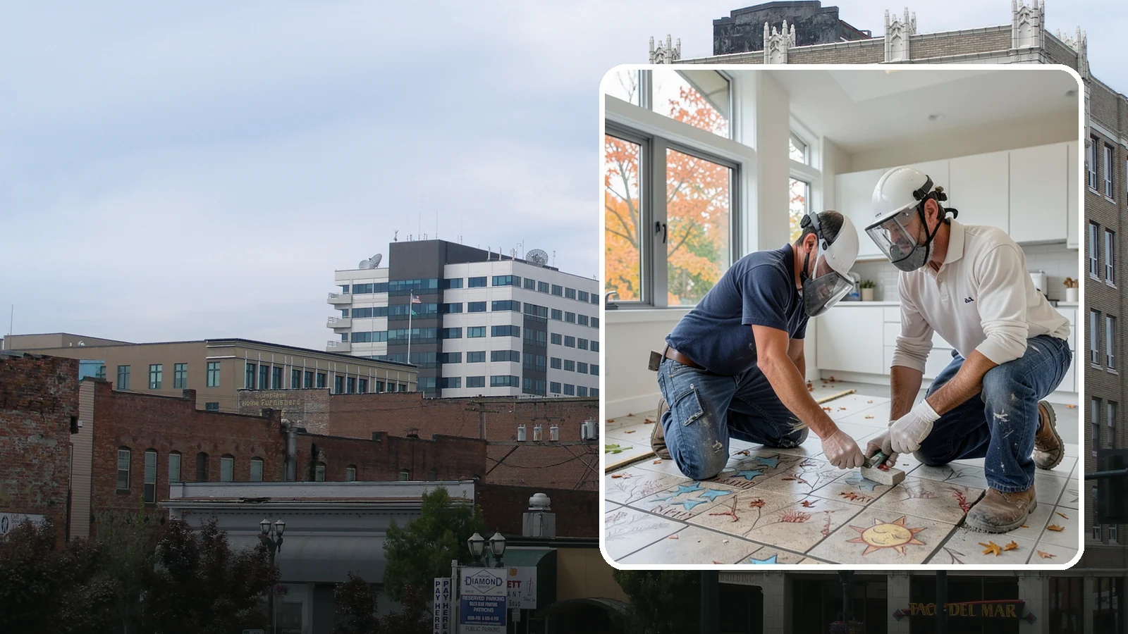 Tile Installation in Everett, Snohomish County, WA - Professional tile installation for floors, walls, and features throughout your Puget Sound home.