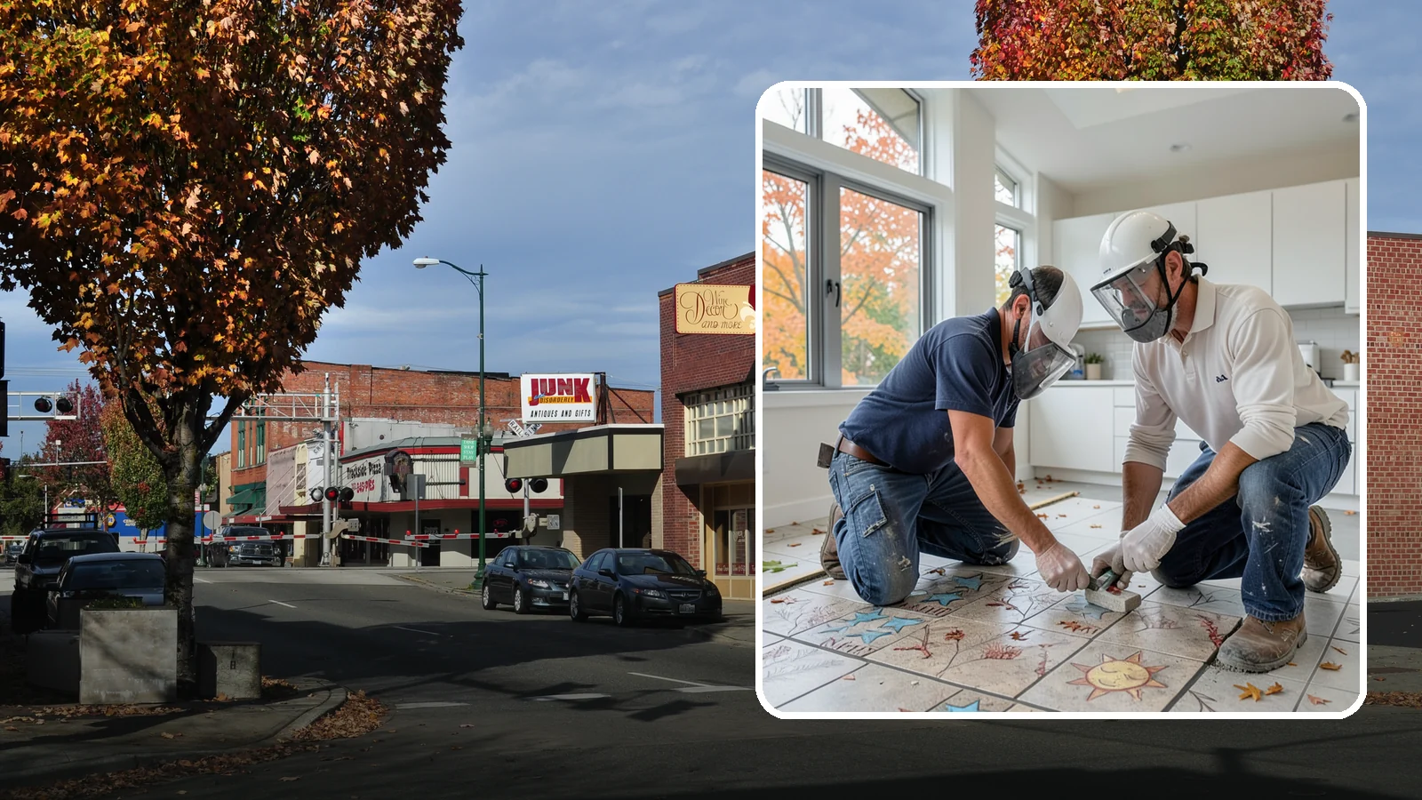 Tile Installation in Puyallup, Pierce County, WA - Professional tile installation for floors, walls, and features throughout your Puget Sound home.