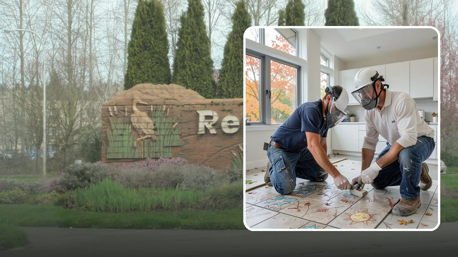 Tile Installation in Renton, King County, WA - Professional tile installation for floors, walls, and features throughout your Puget Sound home.