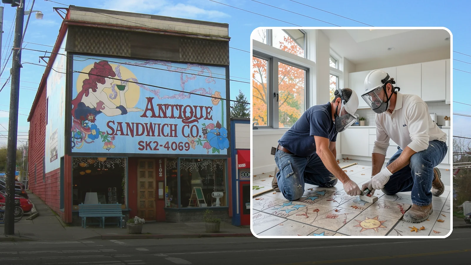 Tile Installation in Ruston, Pierce County, WA - Professional tile installation for floors, walls, and features throughout your Puget Sound home.