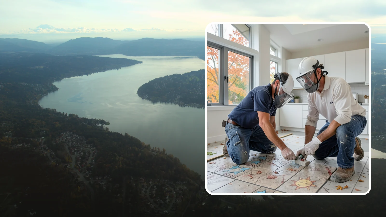 Tile Installation in Sammamish, King County, WA - Professional tile installation for floors, walls, and features throughout your Puget Sound home.