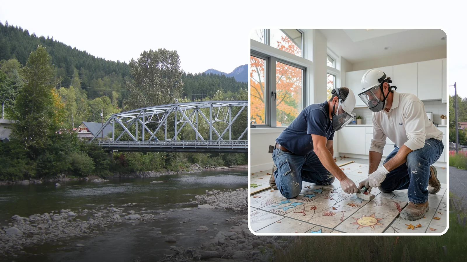 Tile Installation in Skykomish, King County, WA - Professional tile installation for floors, walls, and features throughout your Puget Sound home.