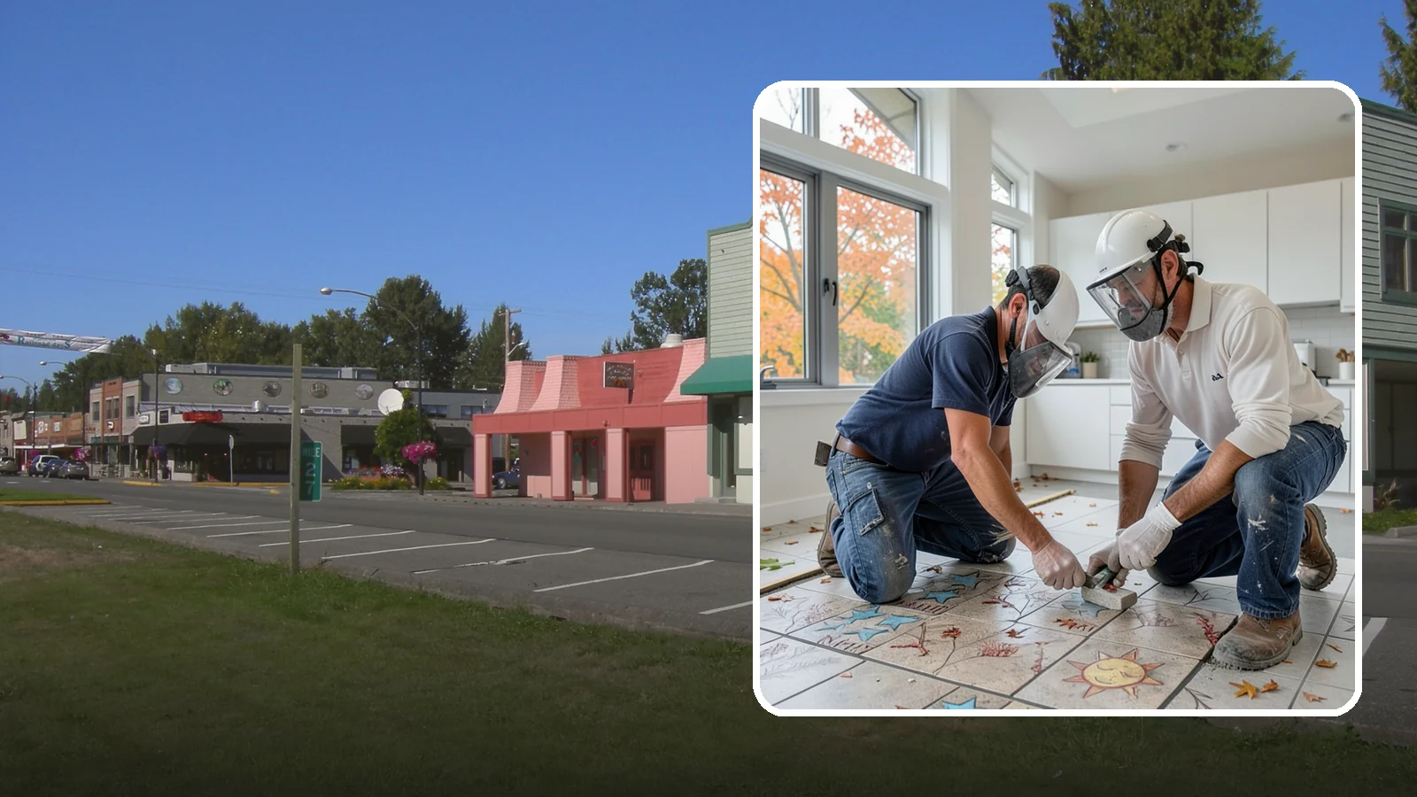 Tile Installation in Snoqualmie, King County, WA - Professional tile installation for floors, walls, and features throughout your Puget Sound home.