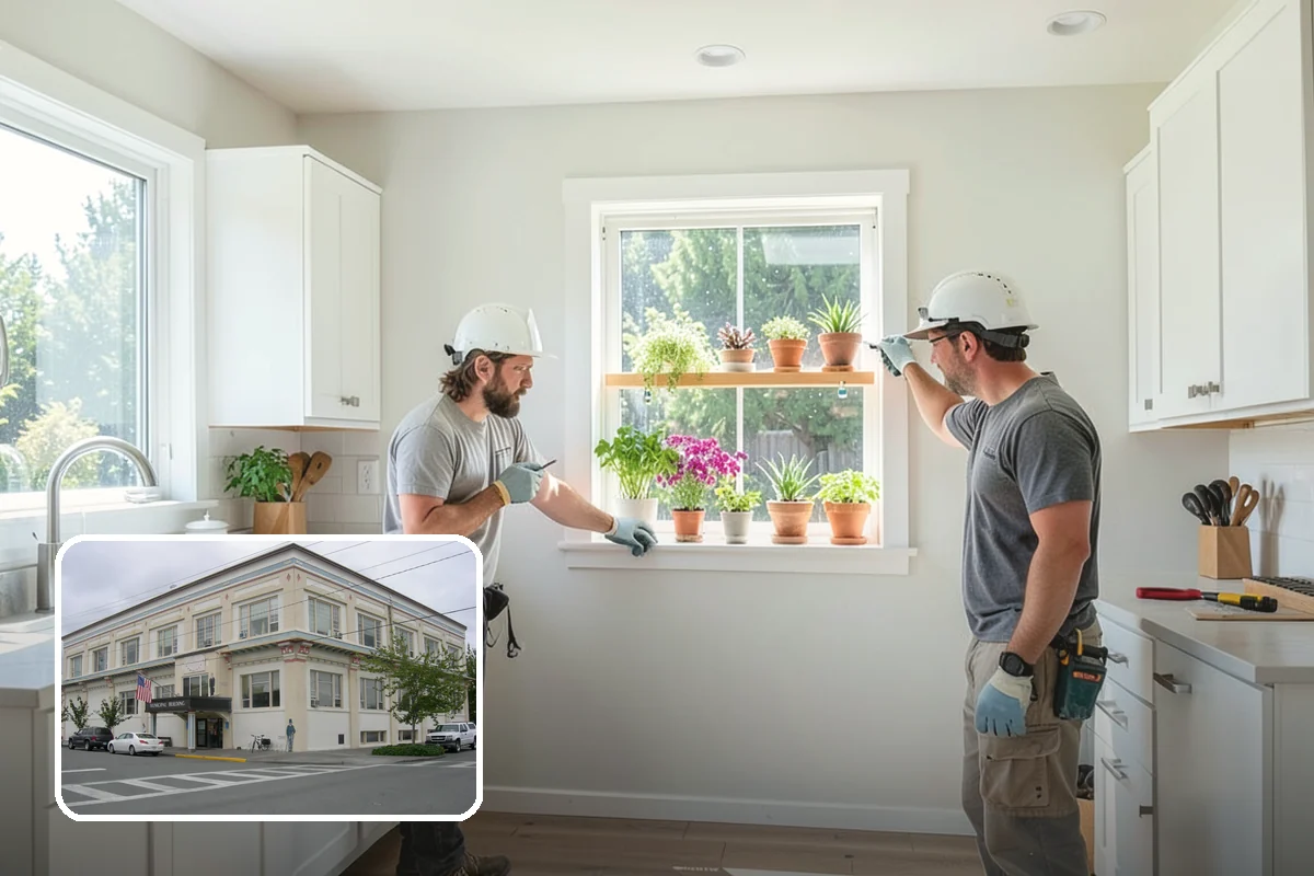 Tile Removal in Anacortes, Skagit County, WA - Dust containment that protects the rest of your home