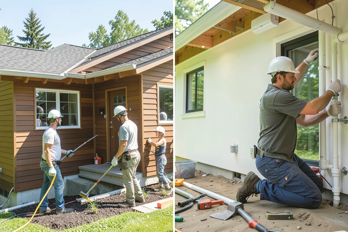 Tile Removal in Anacortes, Skagit County, WA - Mask and protect adjacent areas for dust control